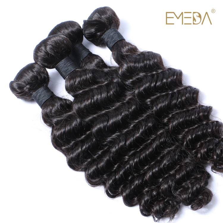 Pre-bonded hair extensions virgin human hair 100% wholesale virgin brazilian hair Deep wave YL044